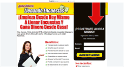 Desktop Screenshot of ganedinerollenandoencuestas.com